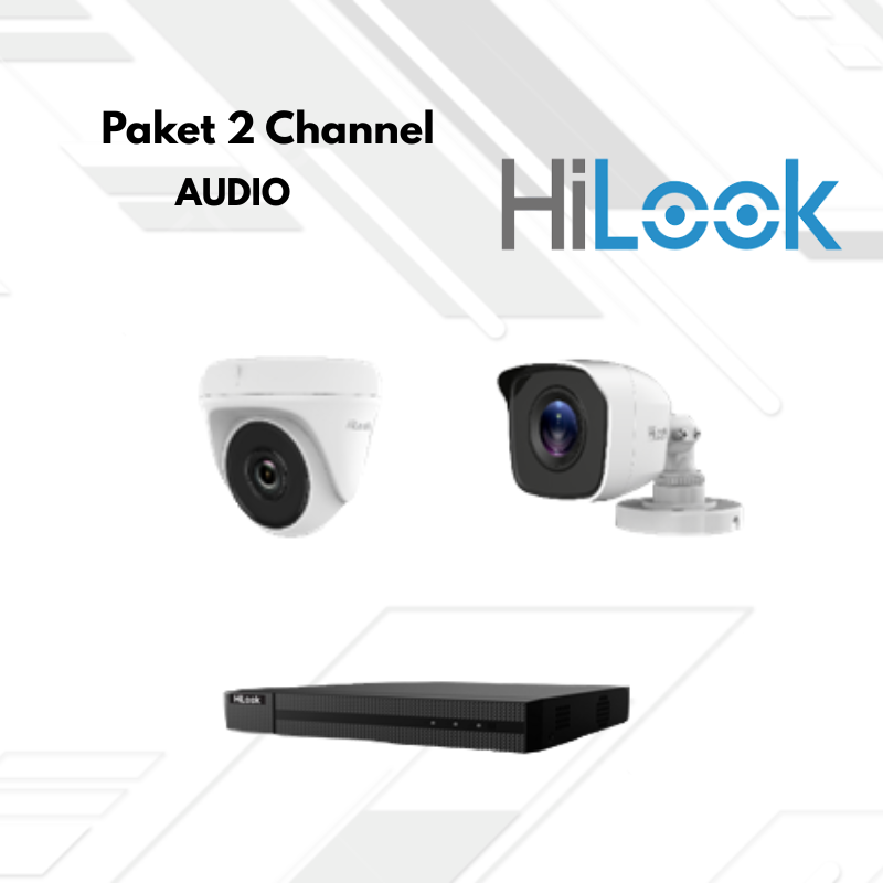 Paket CCTV HiLook Audio 2 Channel