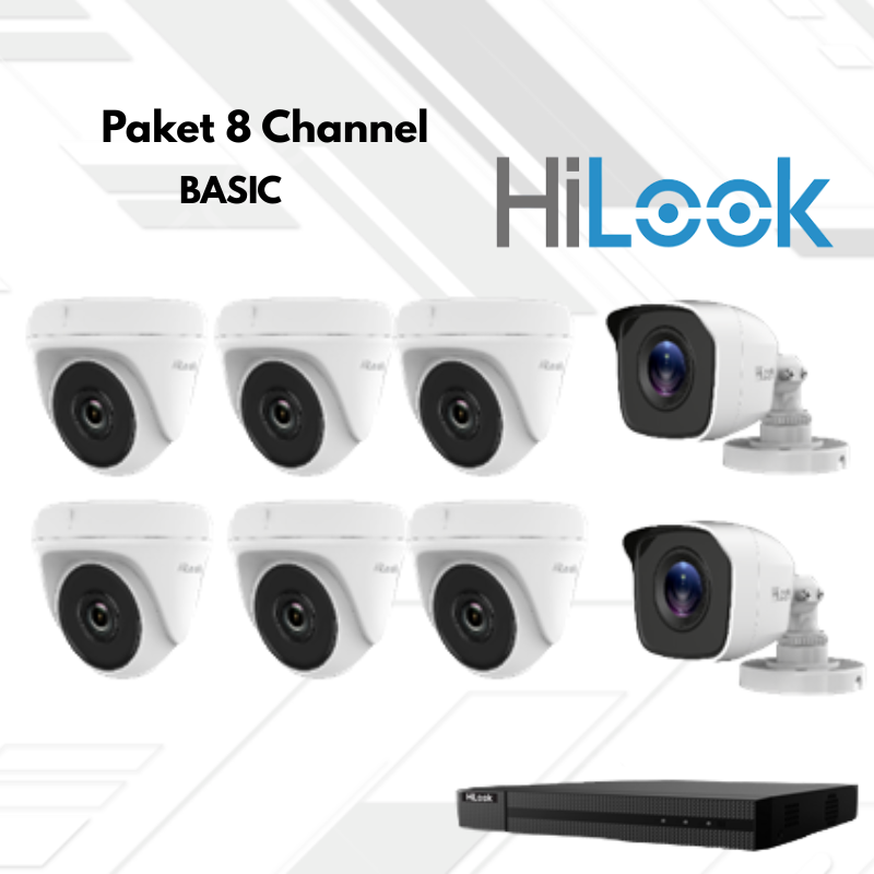Paket CCTV HiLook Basic 8 Channel
