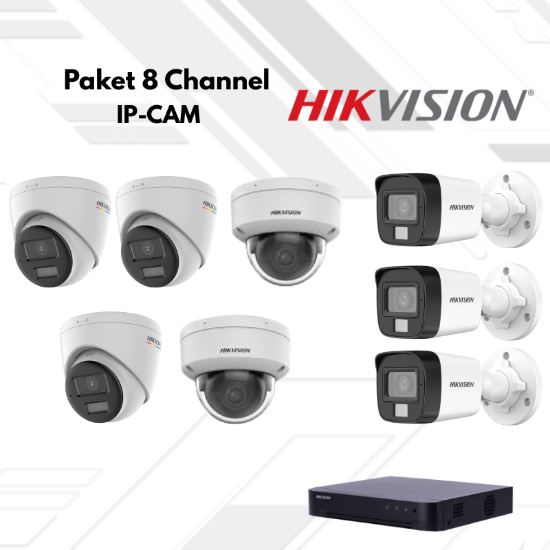 Paket CCTV HikVision Ip Camera 8 Channel