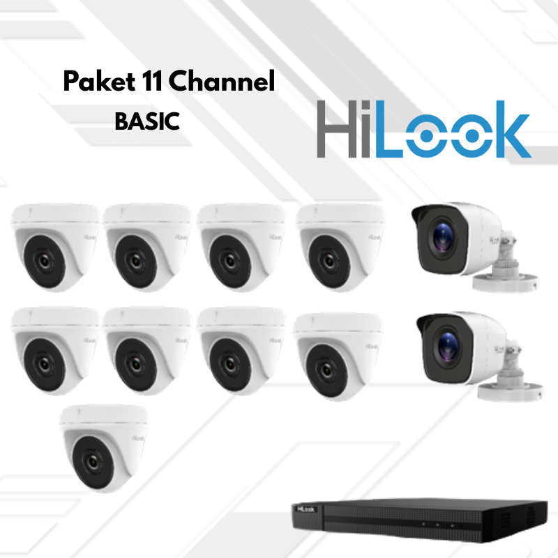 Paket CCTV HiLook Basic 11 Channel