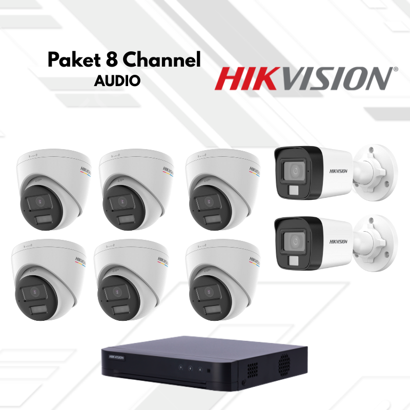 Paket CCTV HikVision Audio 8 Channel