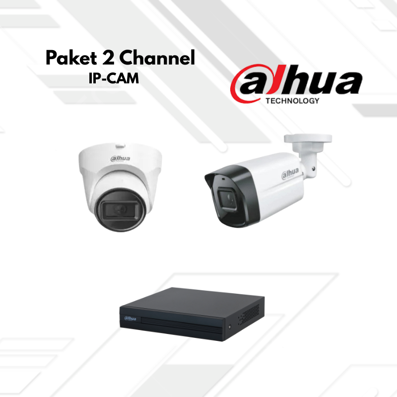 Paket CCTV Dahua IP Camera 2 Channel