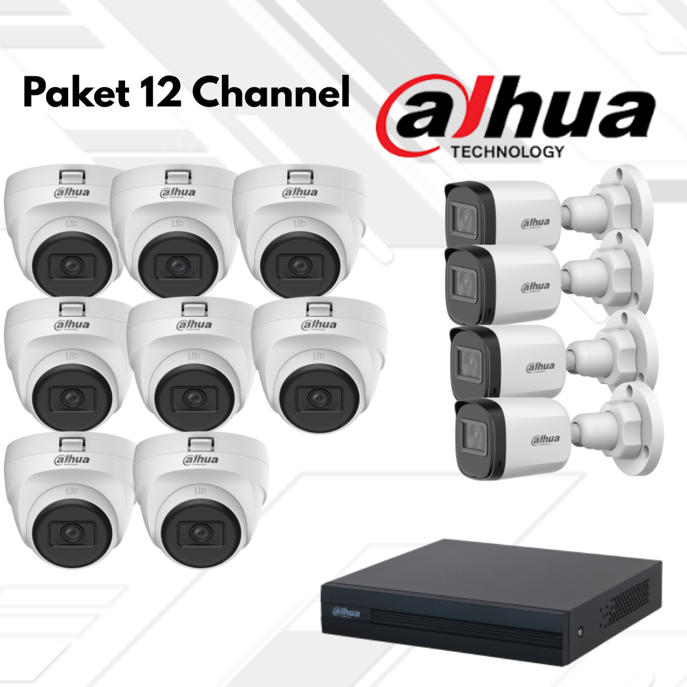 Paket CCTV Dahua Basic 12 Channel