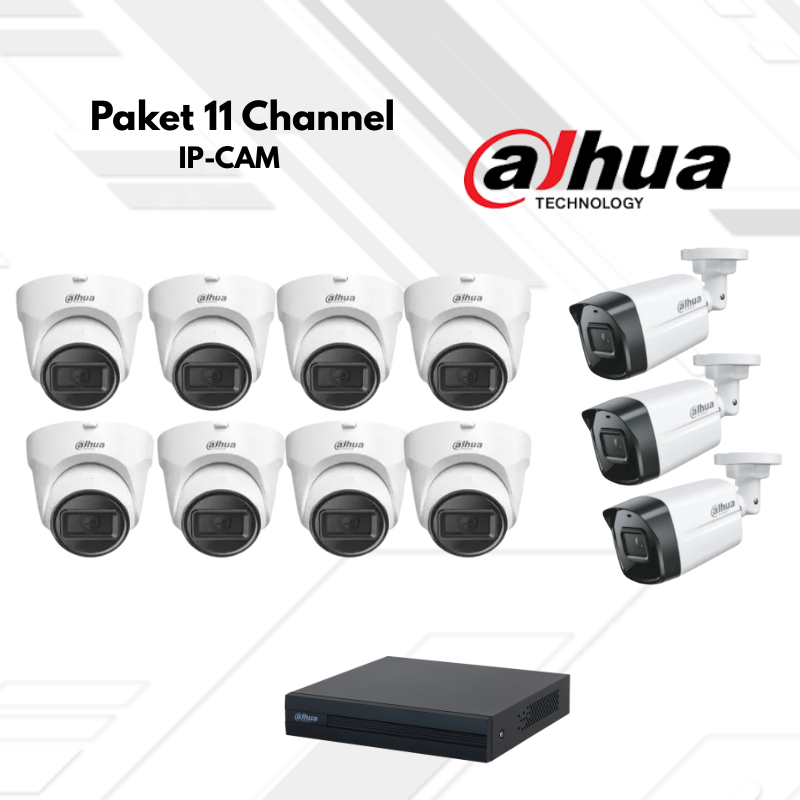 Paket CCTV Dahua IP Camera 11 Channel