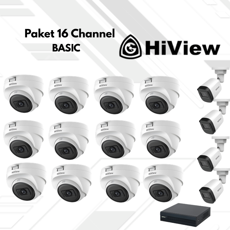 Paket CCTV HiView Basic 16 Channel