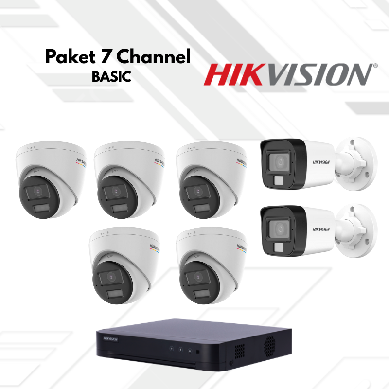 Paket CCTV HikVision Basic 7 Channel