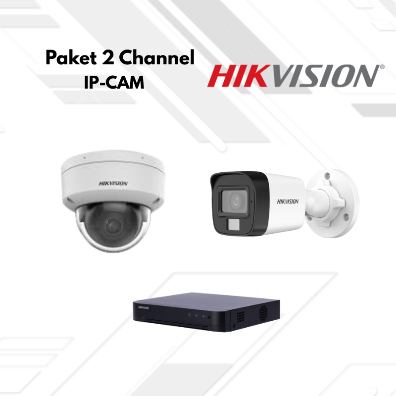 Paket CCTV HikVision Ip Camera 2 Channel