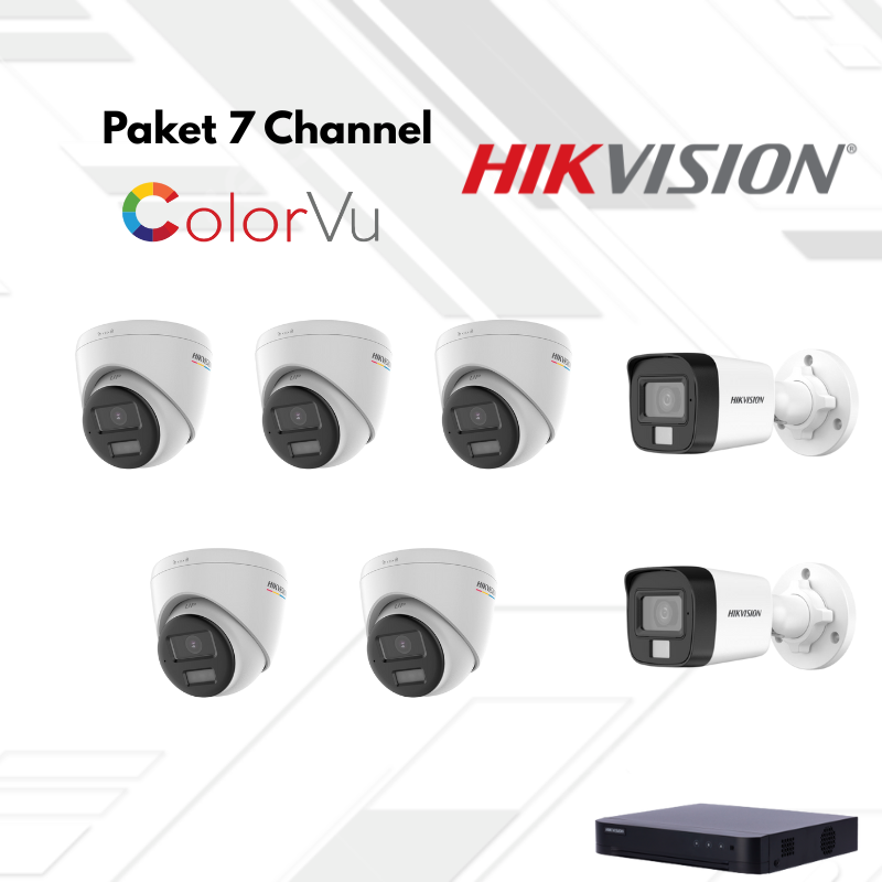 Paket CCTV HikVision Full Color 7 Channel