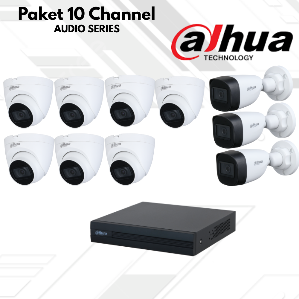 Paket CCTV HikVision Audio 10 Channel