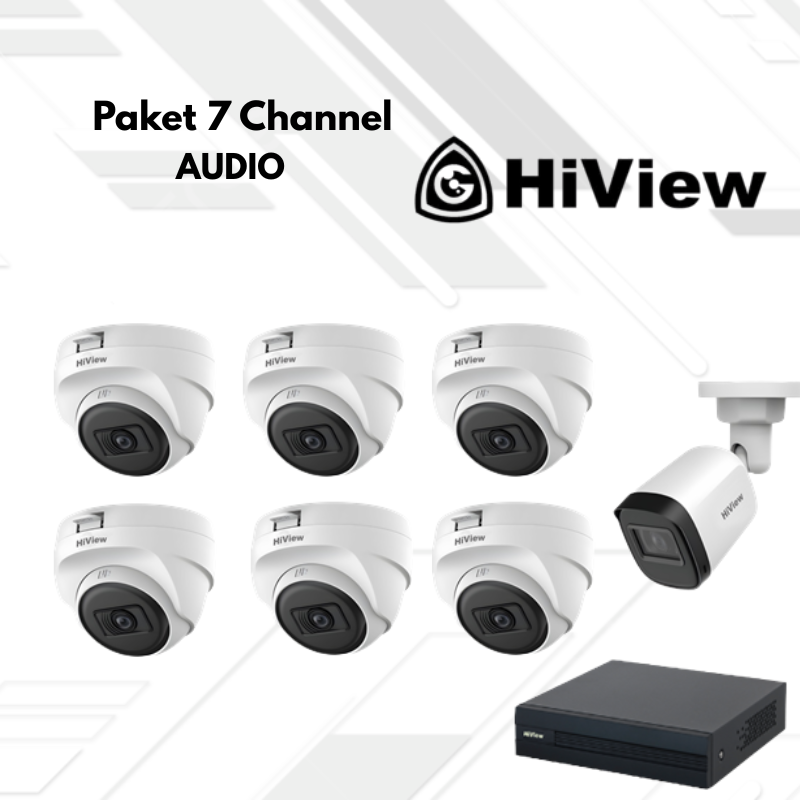 Paket CCTV HiView Audio 7 Channel