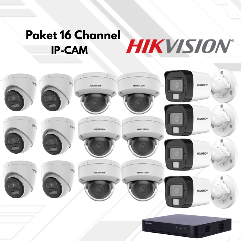 Paket CCTV HikVision Ip Camera 16 Channel