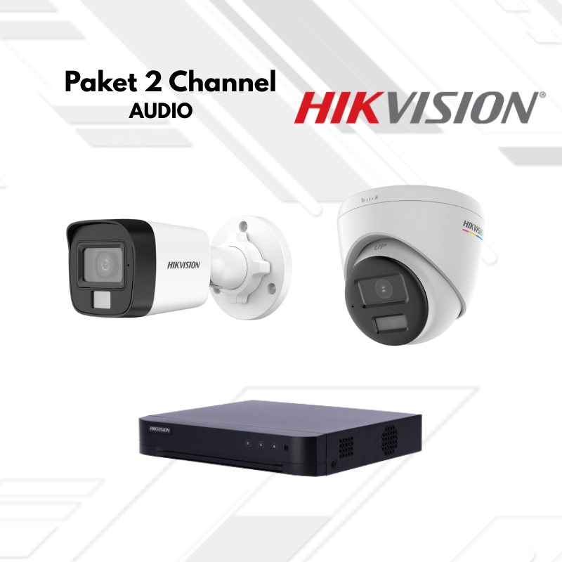 Paket CCTV HikVision Audio 2 Channel
