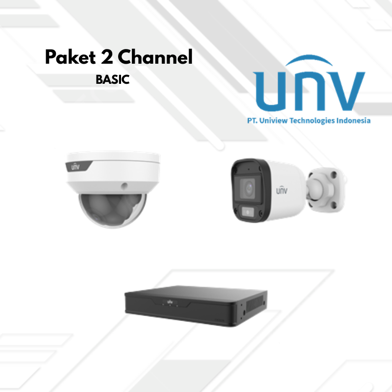 Paket CCTV UNV Basic 2 Channel