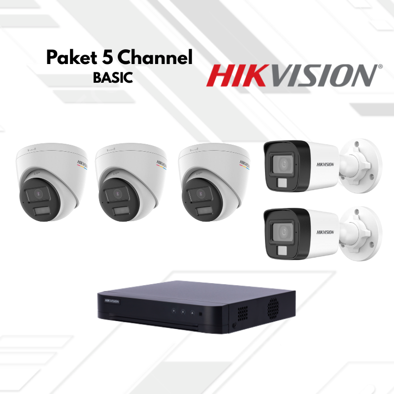 Paket CCTV HikVision Basic 5 Channel