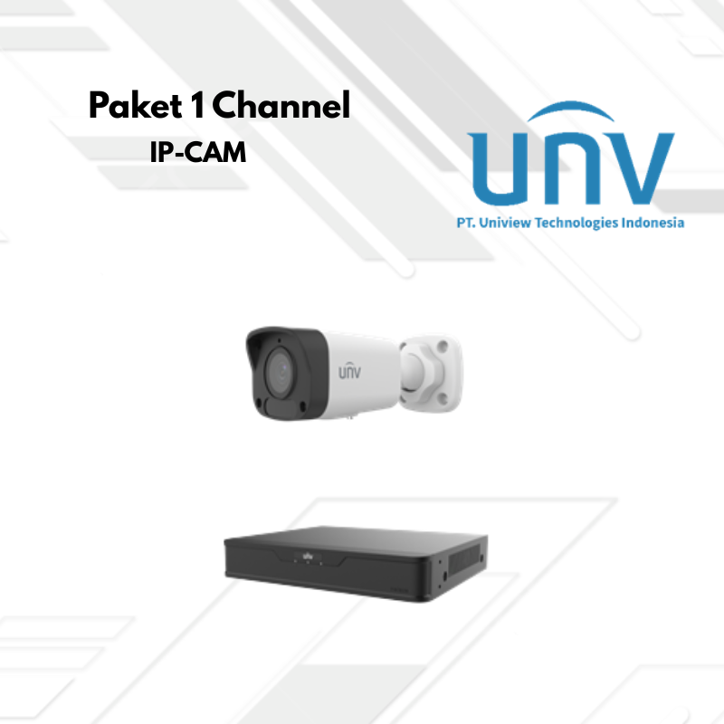 Paket CCTV UNV Ip Camera 1 Channel
