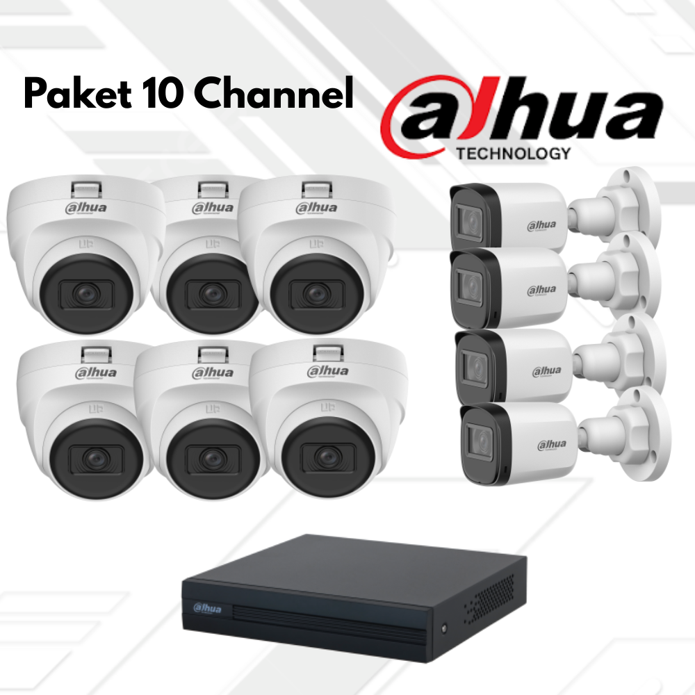 Paket CCTV Dahua Basic 10 Channel