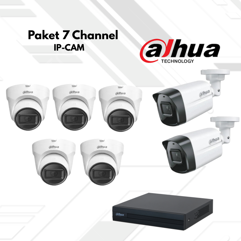 Paket CCTV Dahua IP Camera 7 Channel